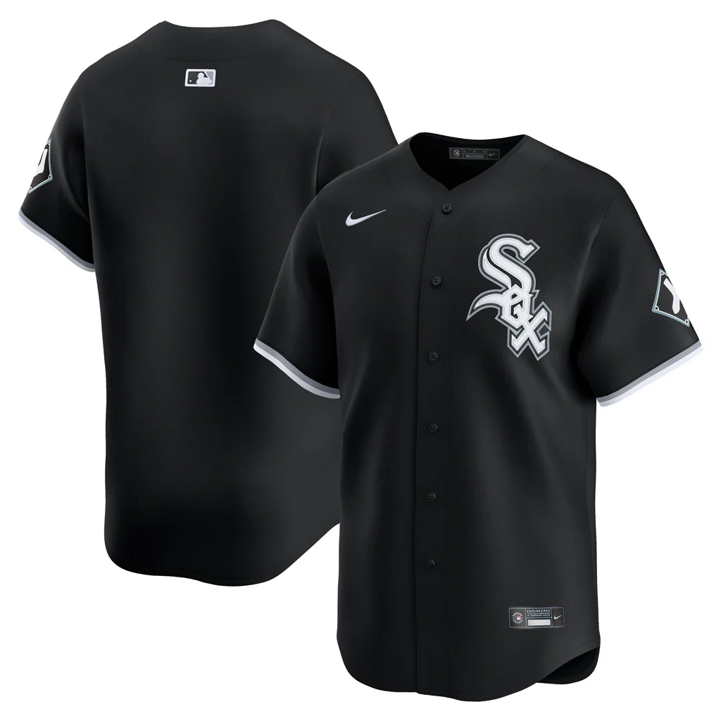 MLB Chicago White Sox Nike Alternate Limited Jersey - Black - Image 3