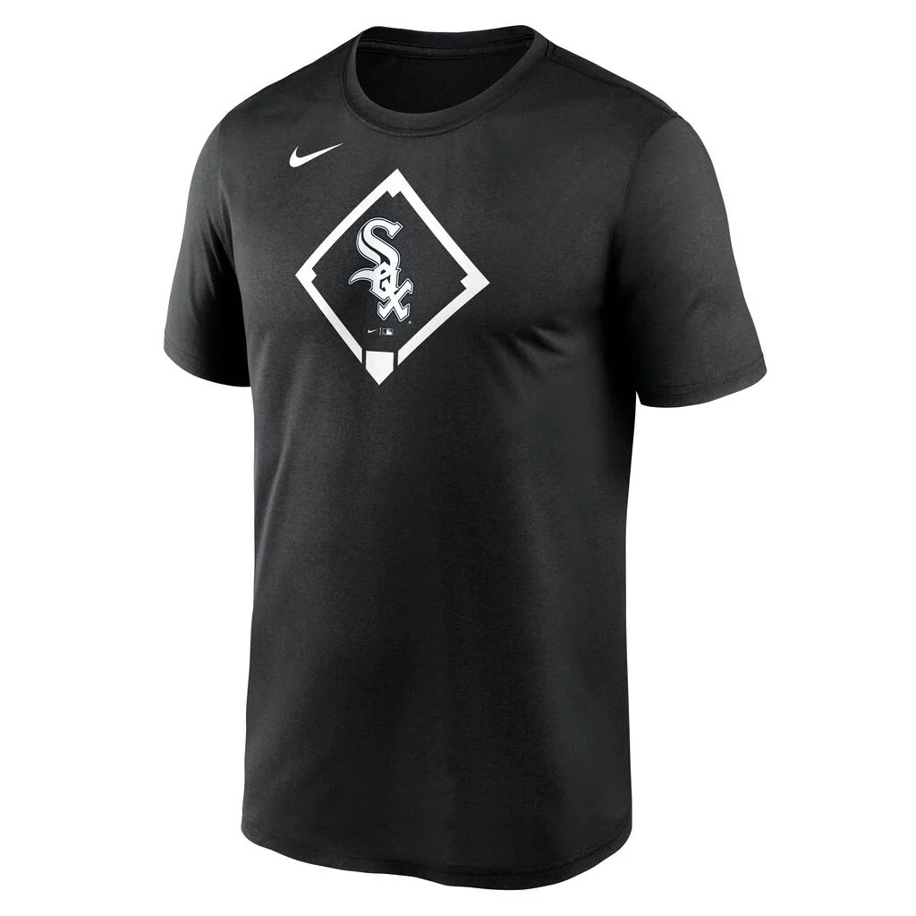 MLB Chicago White Sox Nike Icon Legend T-Shirt - Black - Image 2