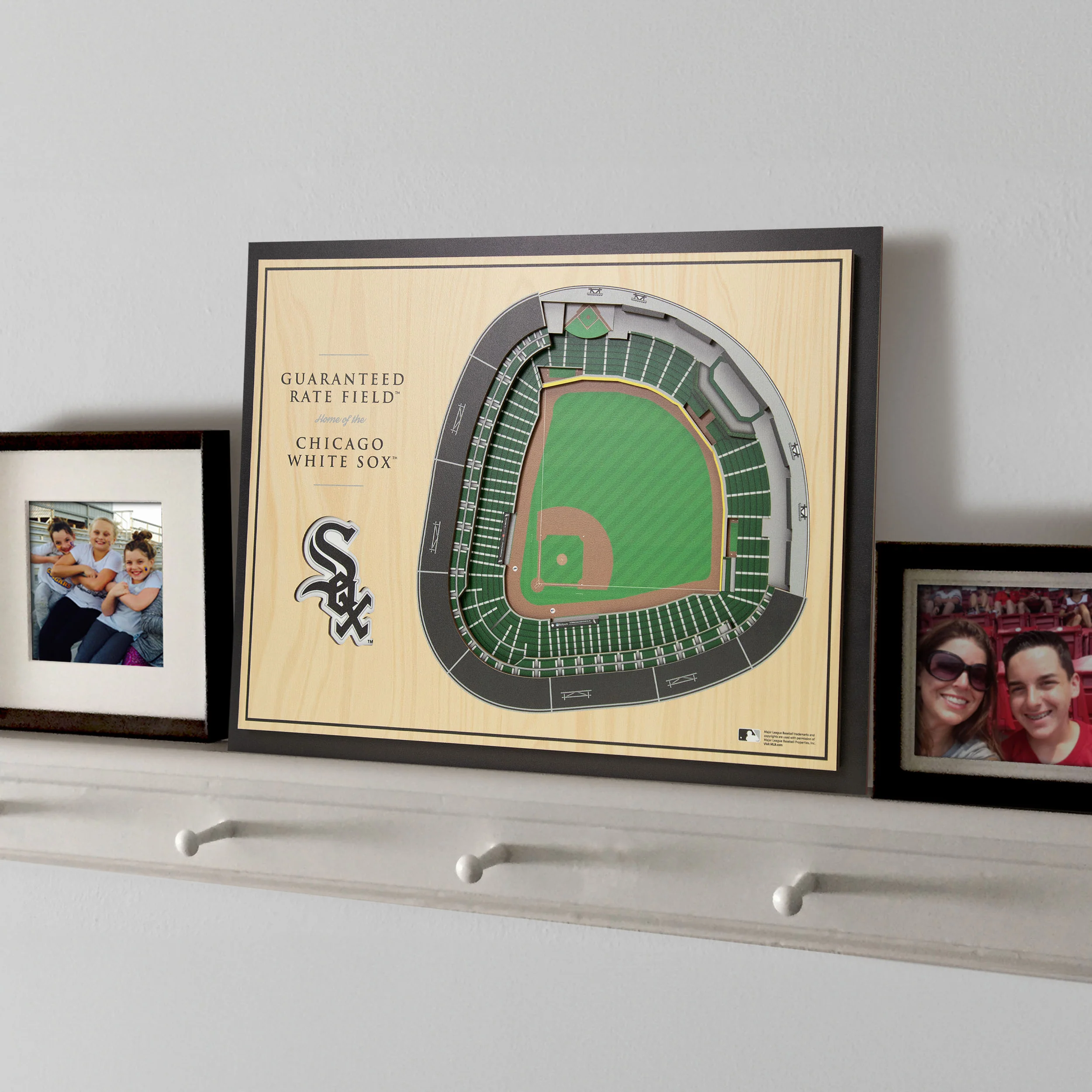 MLB Chicago White Sox You the Fan 5-Layer 3D Stadium View Wall Art - Image 2