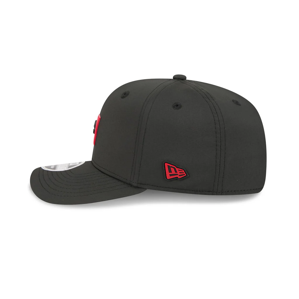 MLB Cincinnati Reds New Era 2026 Clubhouse 9SEVENTY Stretch Snap Hat - Black - Image 4