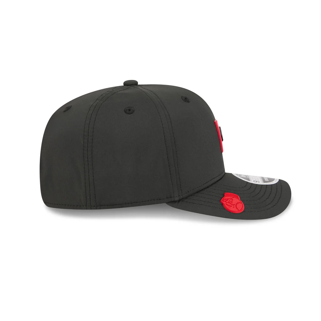 MLB Cincinnati Reds New Era 2026 Clubhouse 9SEVENTY Stretch Snap Hat - Black - Image 5