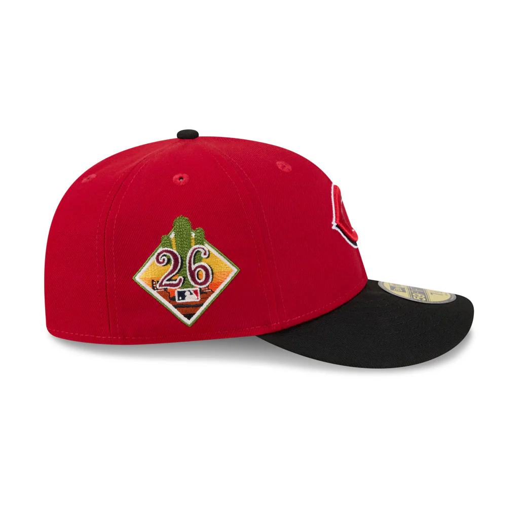 MLB Cincinnati Reds New Era 2026 Spring Training 59FIFTY Fitted Hat - Red - Image 6