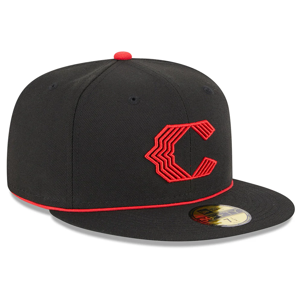 MLB Cincinnati Reds New Era City Connect On-Field 59FIFTY Fitted Hat - Image 2