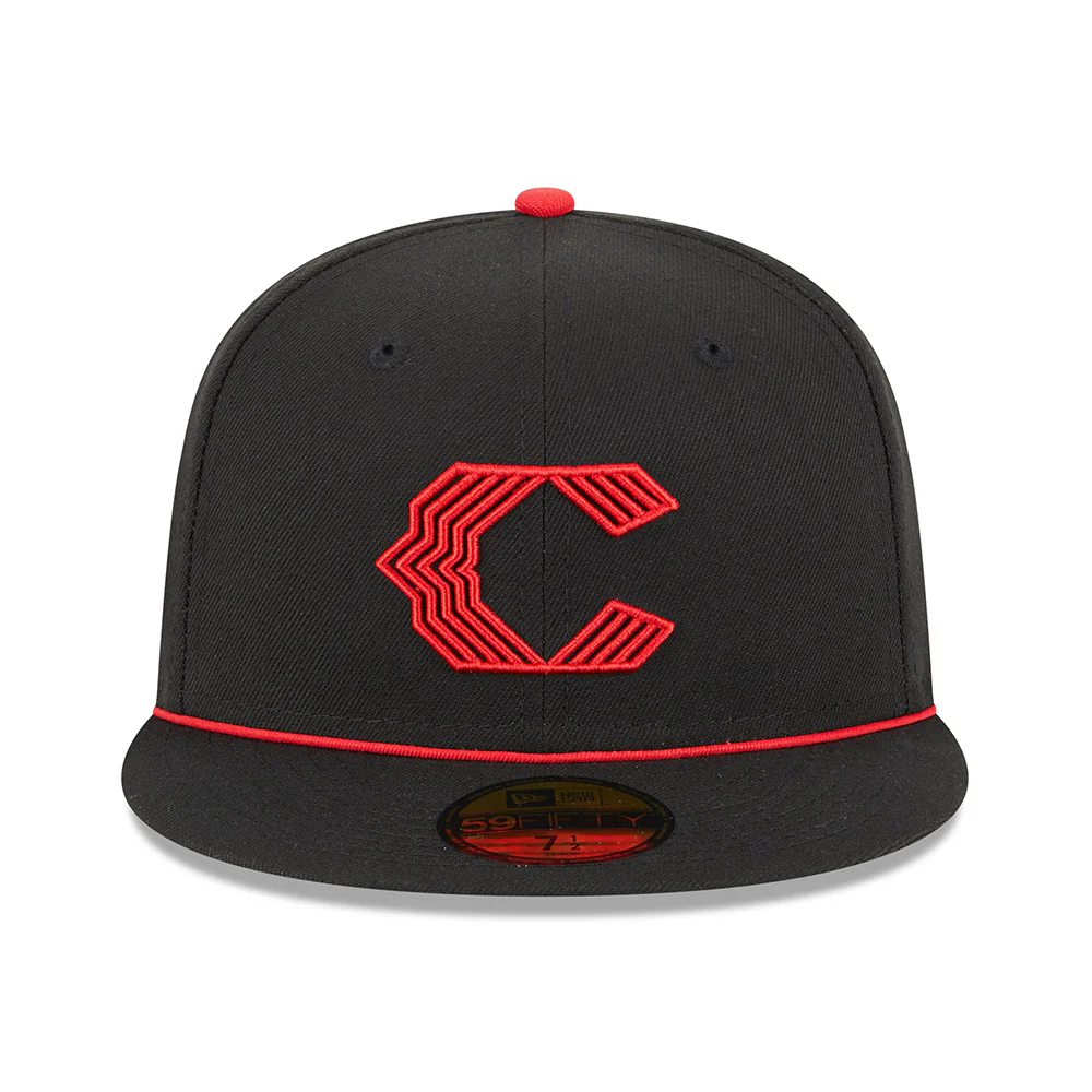 MLB Cincinnati Reds New Era City Connect On-Field 59FIFTY Fitted Hat - Image 3
