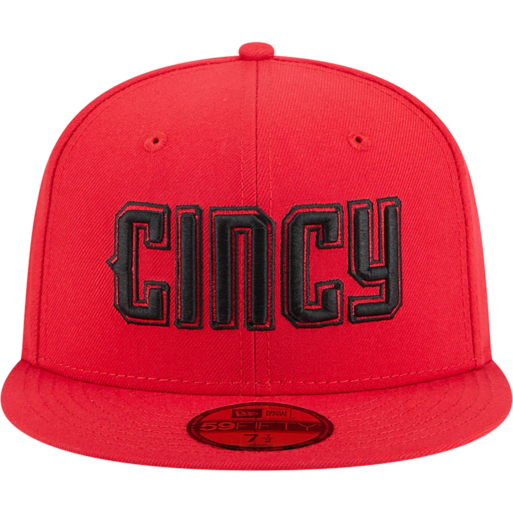 MLB Cincinnati Reds New Era City Connect Fan Pack 59FIFTY Fitted Hat - Red - Image 3