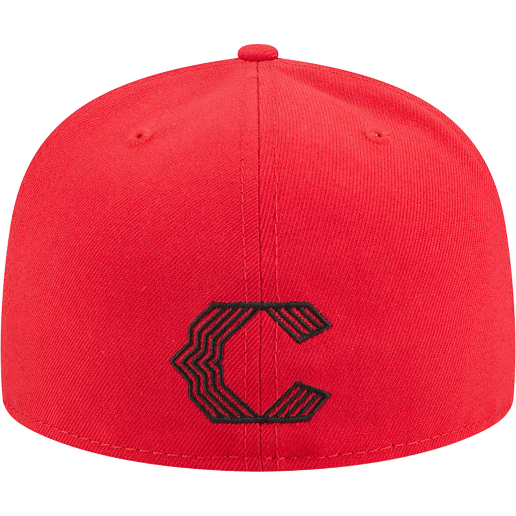 MLB Cincinnati Reds New Era City Connect Fan Pack 59FIFTY Fitted Hat - Red - Image 4