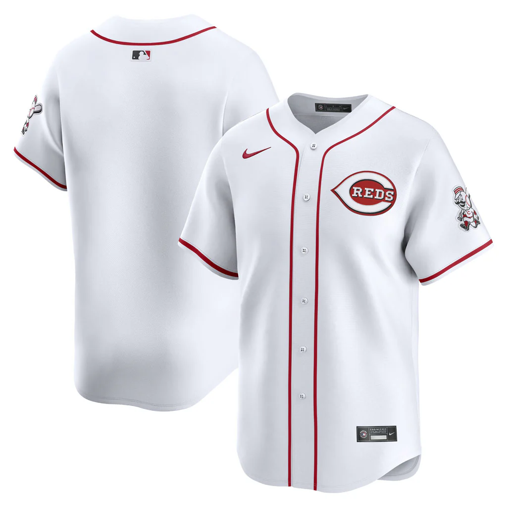 MLB Cincinnati Reds Nike Home Limited Jersey - White