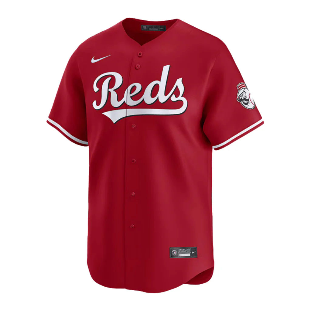 MLB Cincinnatic Reds Nike Alternate Limited Jersey - Red - Image 2