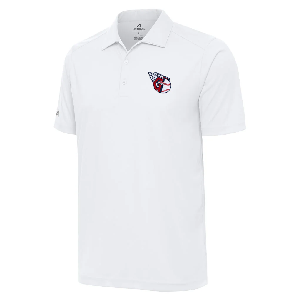MLB Cleveland Guardians Antigua Tribute Polo - White