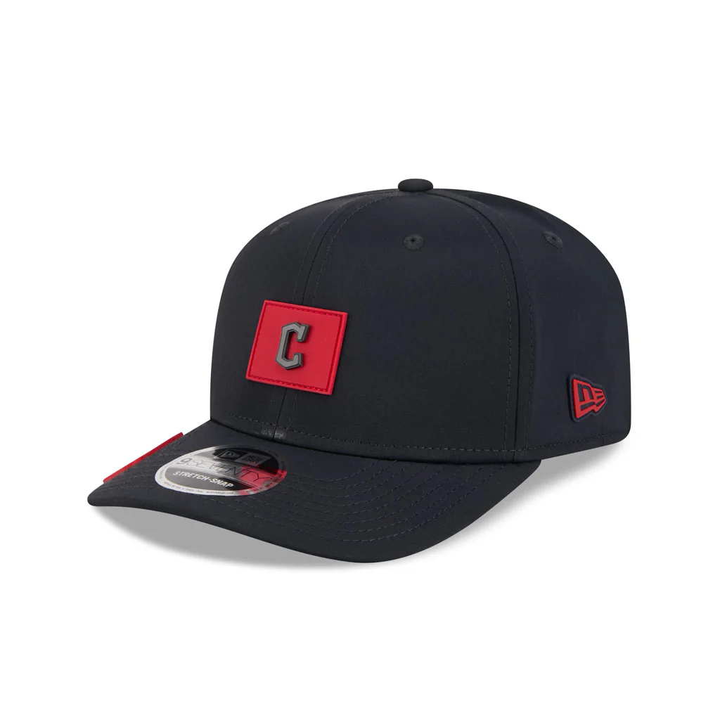 MLB Cleveland Guardians New Era 2026 Clubhouse 9SEVENTY Stretch Snap Hat - Navy