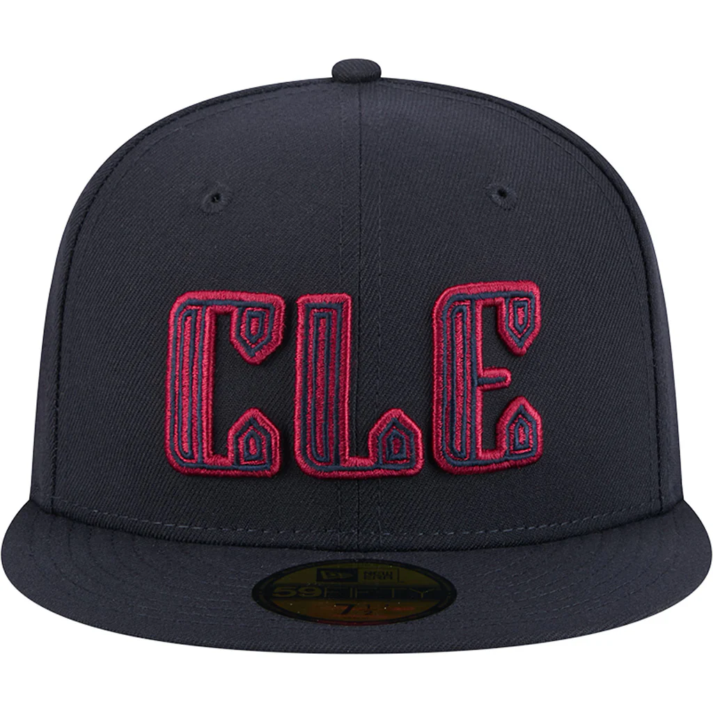 MLB Cleveland Guardians New Era City Connect Fan Pack 59FIFTY Fitted Hat - Navy - Image 3