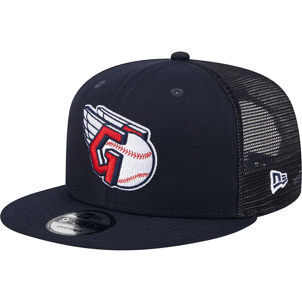 MLB Cleveland Guardians New Era OTC Trucker 9FIFTY Snapback Hat - Navy
