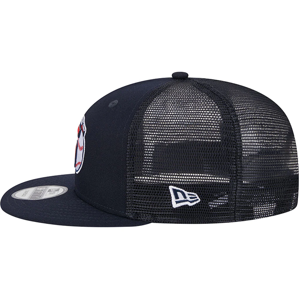 MLB Cleveland Guardians New Era OTC Trucker 9FIFTY Snapback Hat - Navy - Image 4