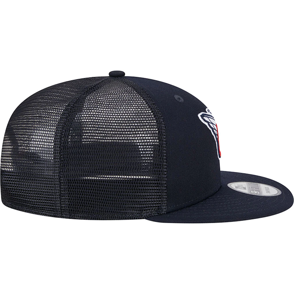 MLB Cleveland Guardians New Era OTC Trucker 9FIFTY Snapback Hat - Navy - Image 5