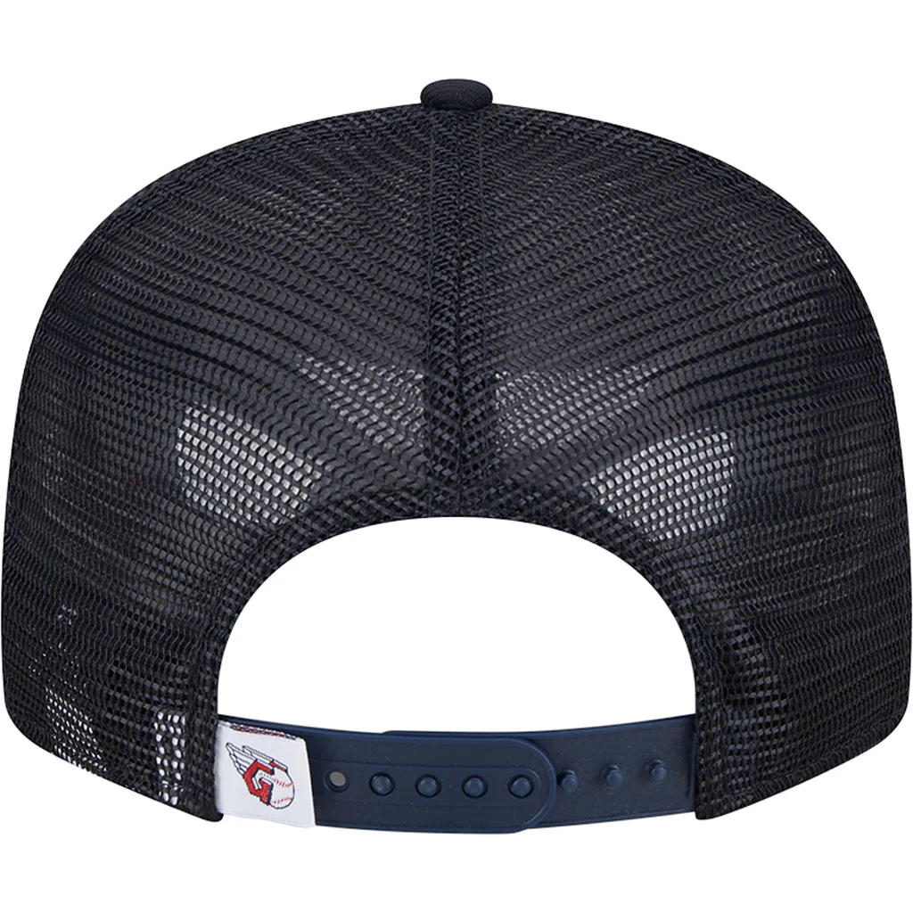MLB Cleveland Guardians New Era OTC Trucker 9FIFTY Snapback Hat - Navy - Image 6