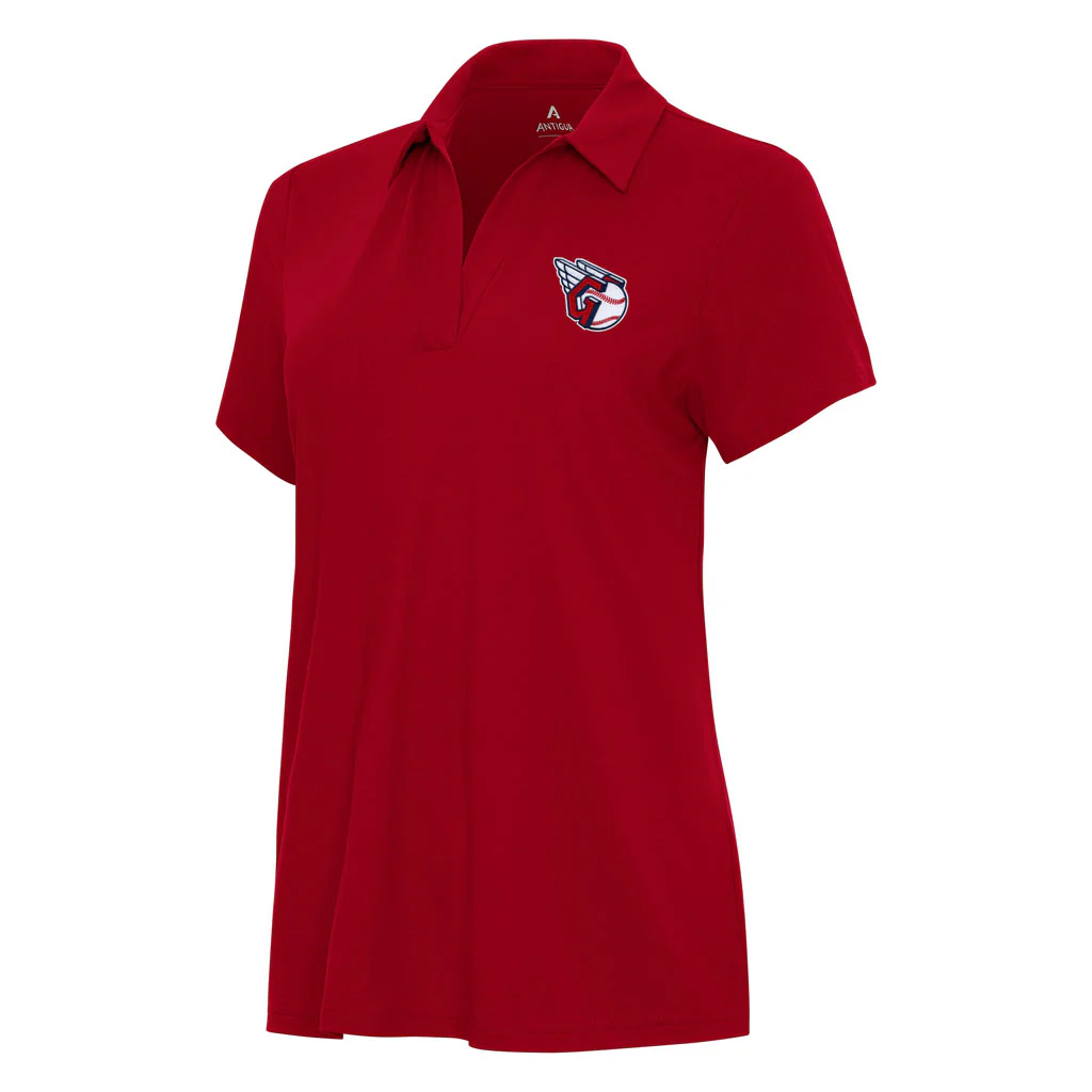 MLB Cleveland Guardians Women's Antigua Era Polo - Red