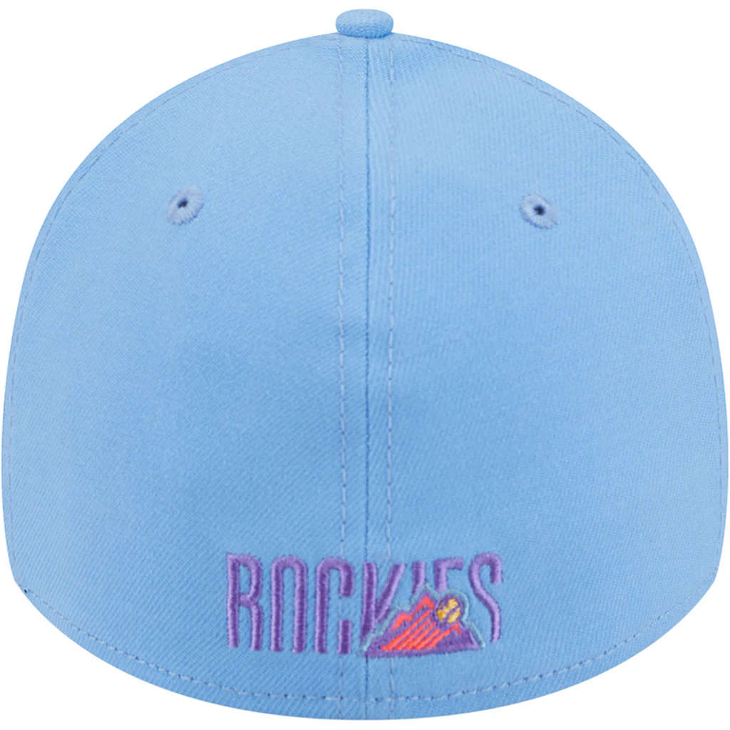 MLB Colorado Rockies New Era 2025 City Connect 39THIRTY Flex Fit - Light Blue - Image 4
