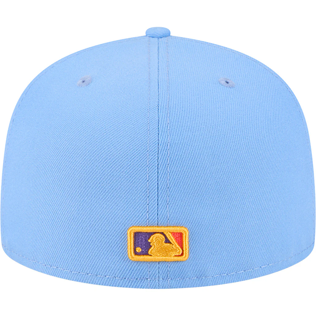 MLB Colorado Rockies New Era 2025 City Connect Authentic Collection 59FIFTY Fitted Hat - Light Blue - Image 4