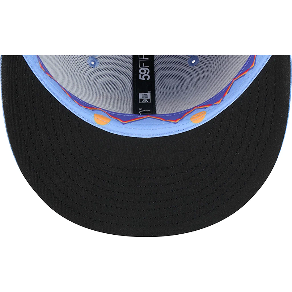 MLB Colorado Rockies New Era 2025 City Connect Authentic Collection 59FIFTY Fitted Hat - Light Blue - Image 5