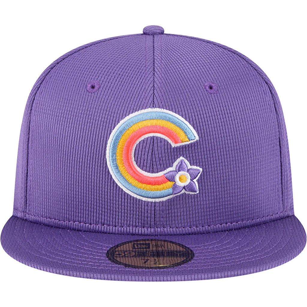 MLB Colorado Rockies New Era 2025 City Connect Batting Practice 59FIFTY Fitted Hat - Purple - Image 3