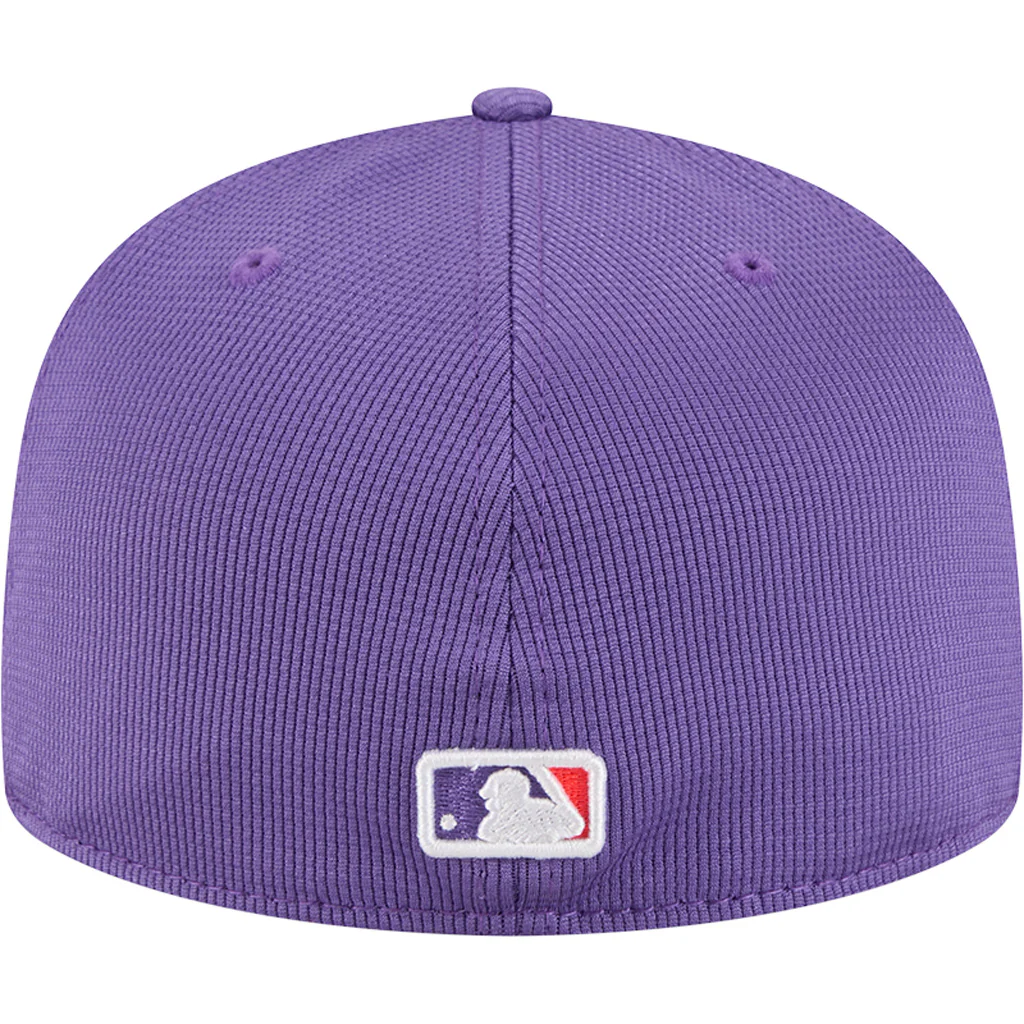 MLB Colorado Rockies New Era 2025 City Connect Batting Practice 59FIFTY Fitted Hat - Purple - Image 4