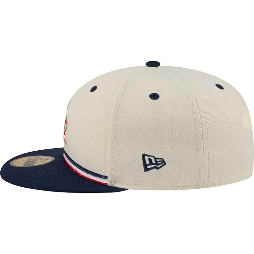 MLB Colorado Rockies New Era 2026 4th of July 59FIFTY Fitted Hat - Cream - Image 4