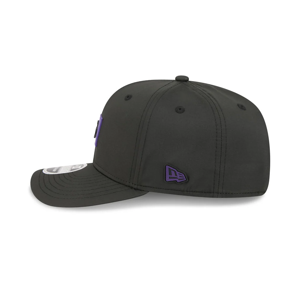 MLB Colorado Rockies New Era 2026 Clubhouse 9SEVENTY Stretch Snap Hat - Black - Image 4