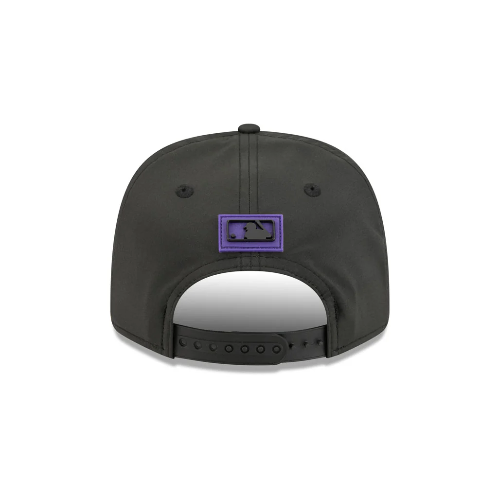 MLB Colorado Rockies New Era 2026 Clubhouse 9SEVENTY Stretch Snap Hat - Black - Image 6
