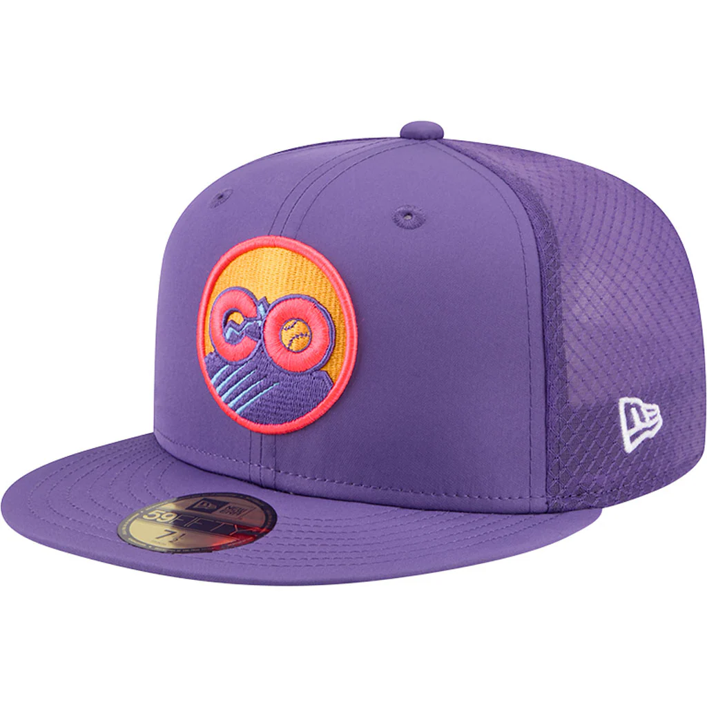 MLB Colorado Rockies New Era City Connect Batting Practice 59FIFTY Fitted Hat - Purple