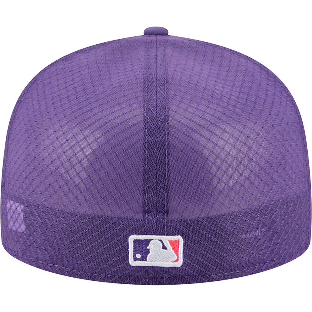 MLB Colorado Rockies New Era City Connect Batting Practice 59FIFTY Fitted Hat - Purple - Image 6