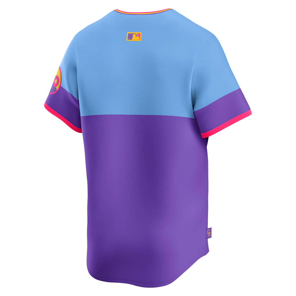 MLB Colorado Rockies Nike 2025 City Connect Limited Jersey - Light Blue - Image 3