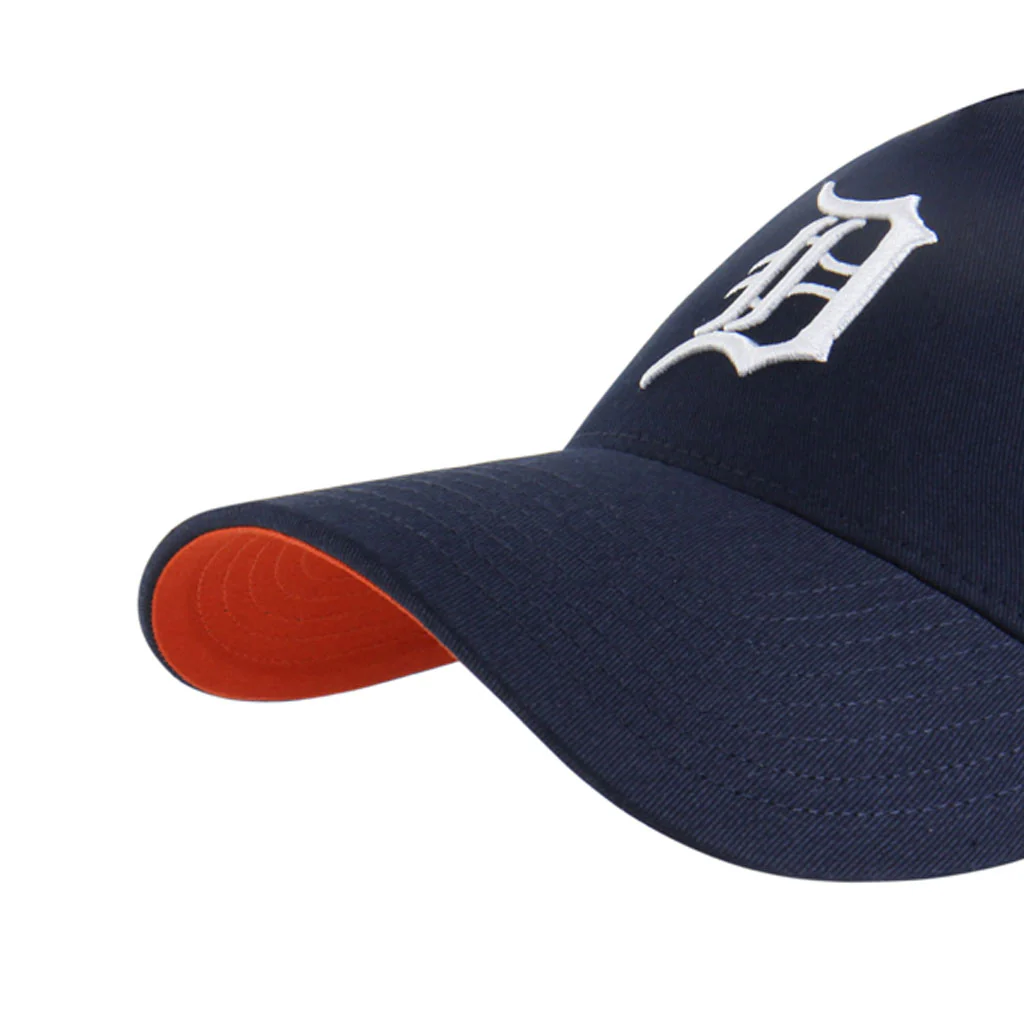 MLB Detroit Tigers '47 Ballpark Under Visor Mesh Trucker Snapback Hat - Navy - Image 2