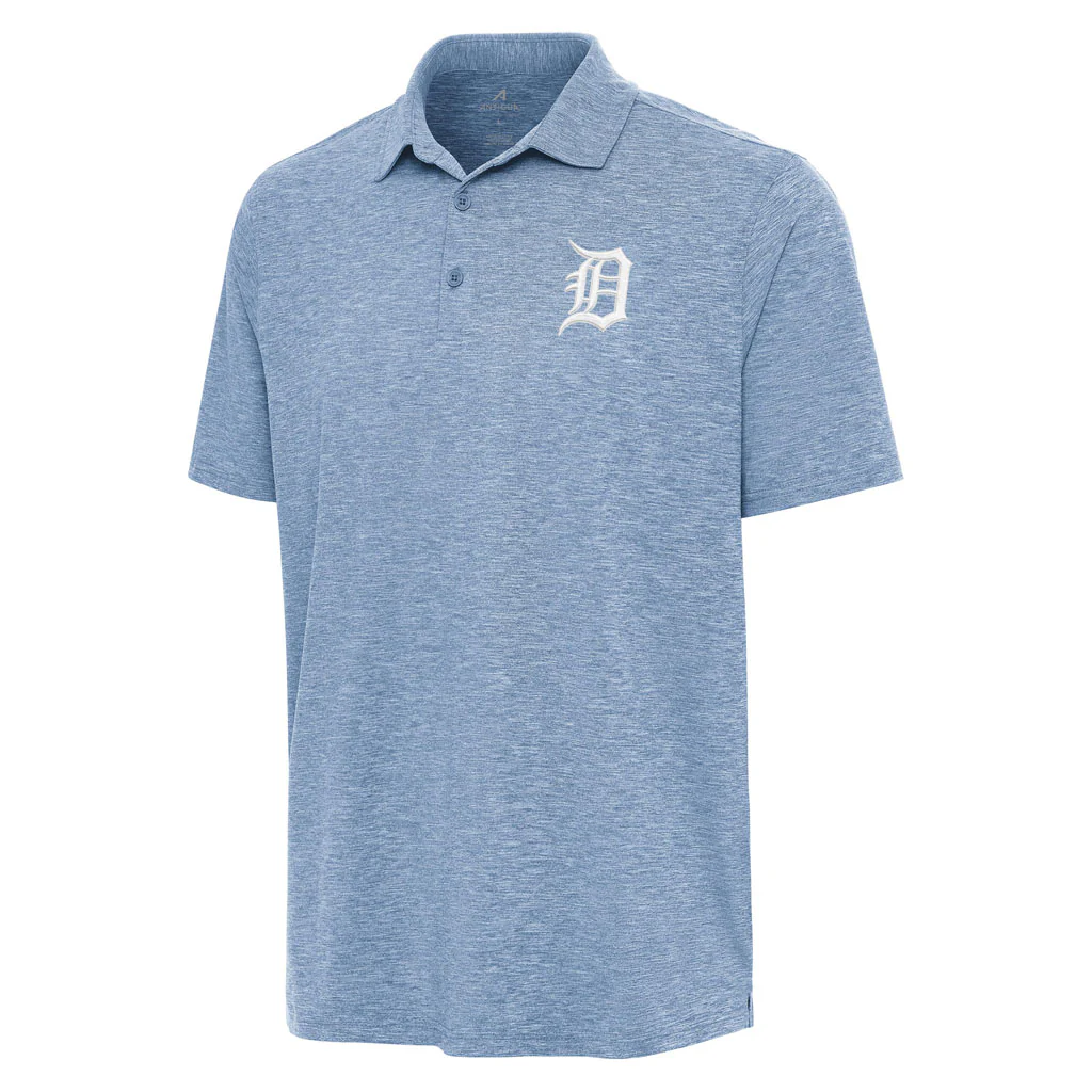 MLB Detroit Tigers Antigua Par 3 Polo - Blue