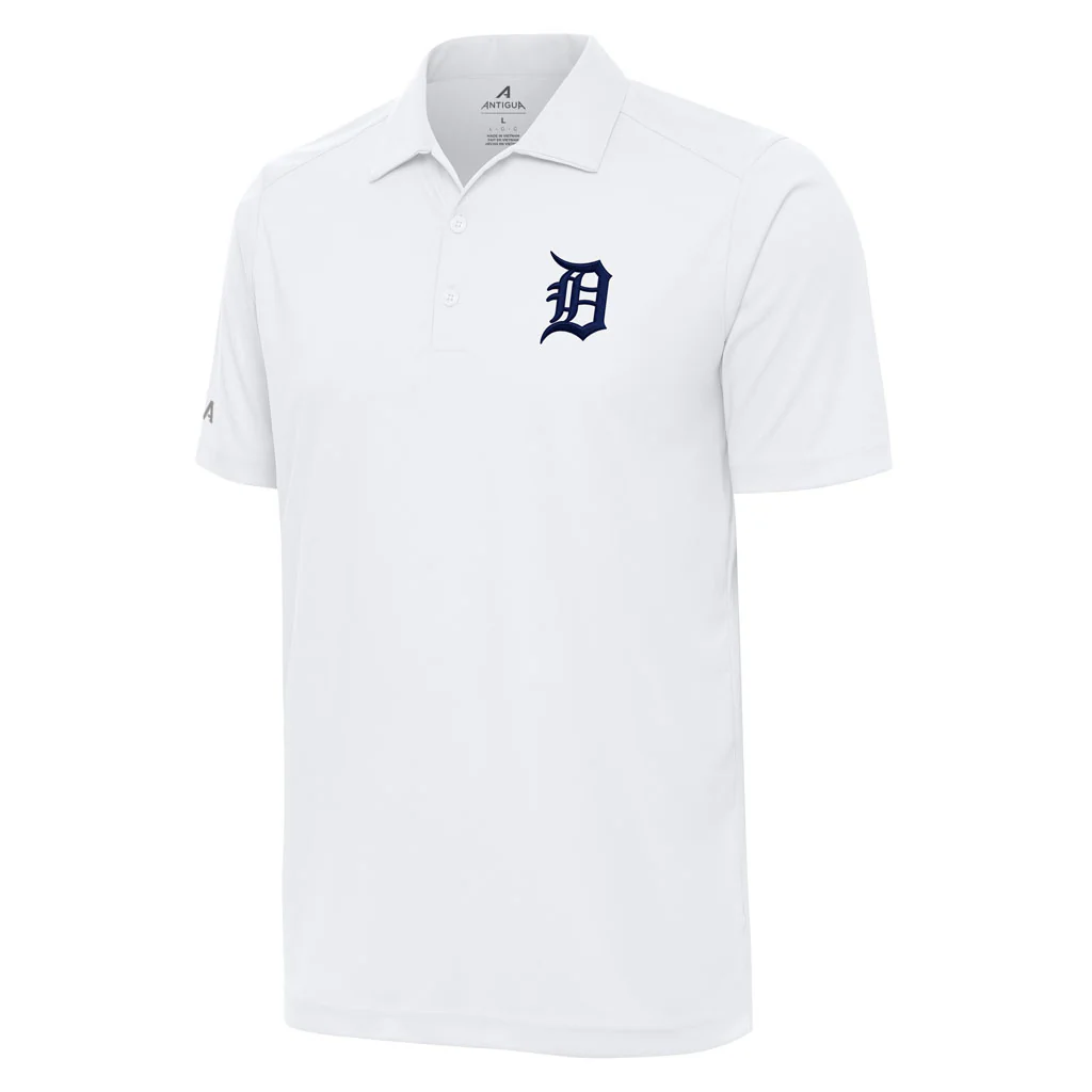 MLB Detroit Tigers Antigua Tribute Polo - White