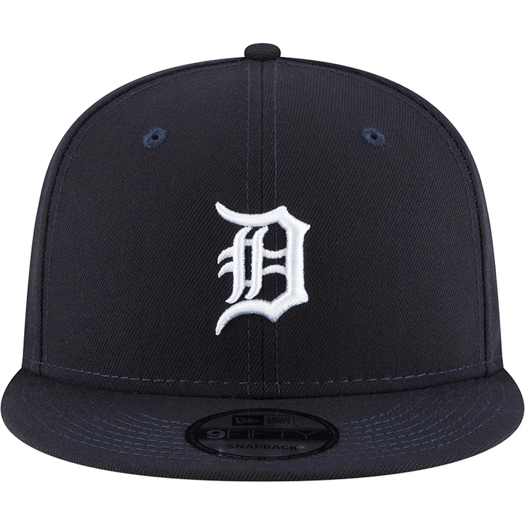 MLB Detroit Tigers New Era Basic 9FIFTY Snapback Hat - Navy - Image 3