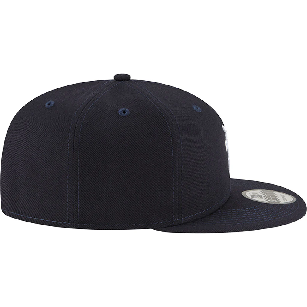 MLB Detroit Tigers New Era Basic 9FIFTY Snapback Hat - Navy - Image 5