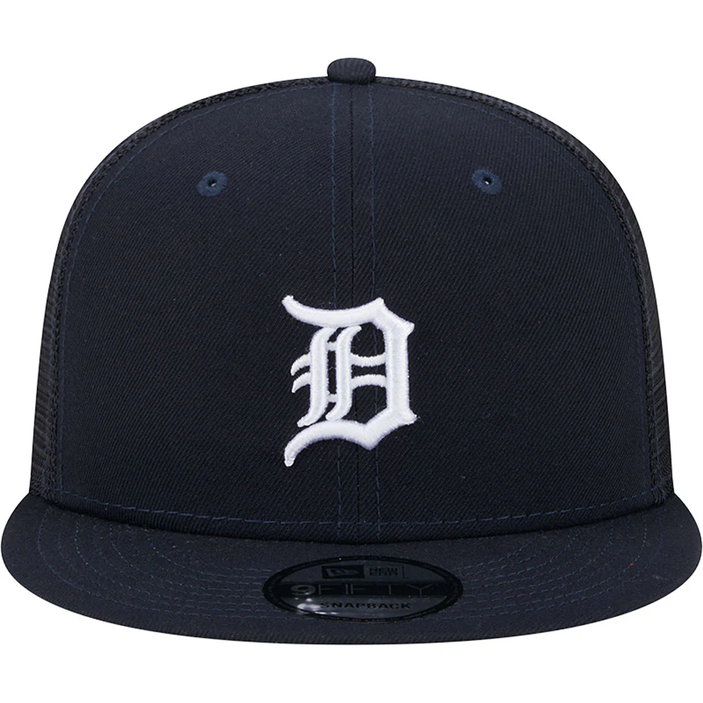 MLB Detroit Tigers New Era OTC Trucker 9FIFTY Snapback Hat - Navy - Image 3