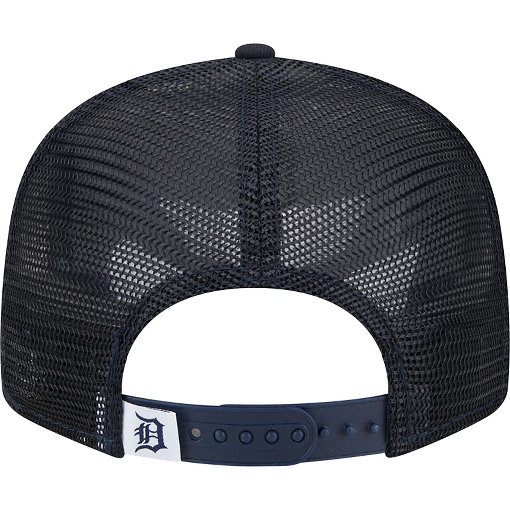 MLB Detroit Tigers New Era OTC Trucker 9FIFTY Snapback Hat - Navy - Image 6