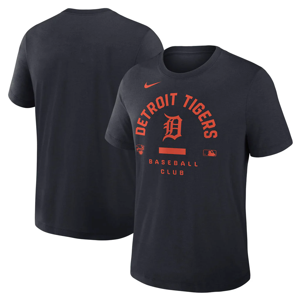 MLB Detroit Tigers Nike 2026 Early Work T-Shirt - Navy