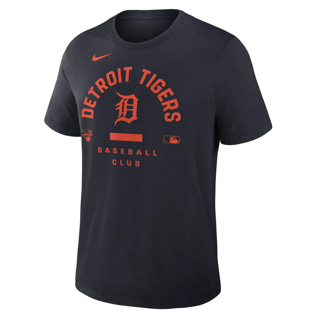 MLB Detroit Tigers Nike 2026 Early Work T-Shirt - Navy - Image 2
