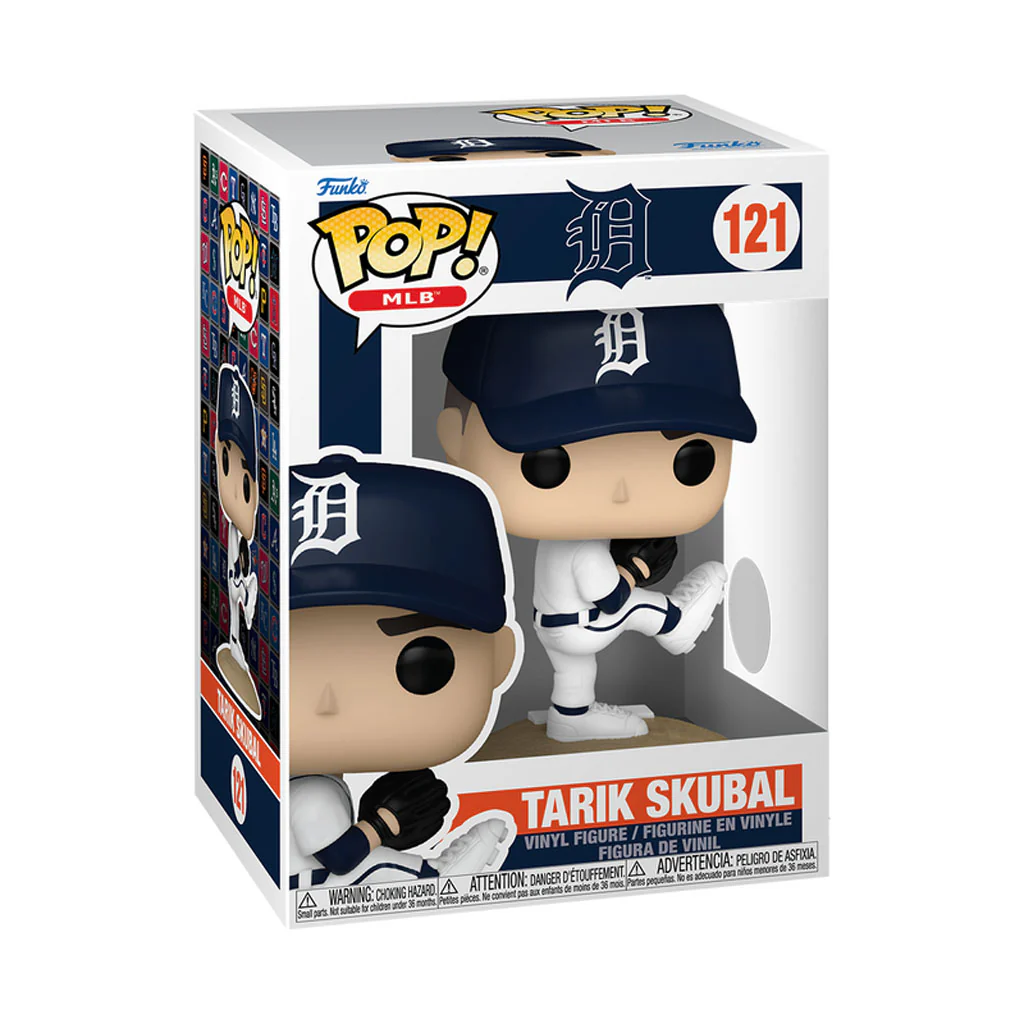 MLB Detroit Tigers Tarik Skubal Funko Pop! Vinyl Figure - Image 2
