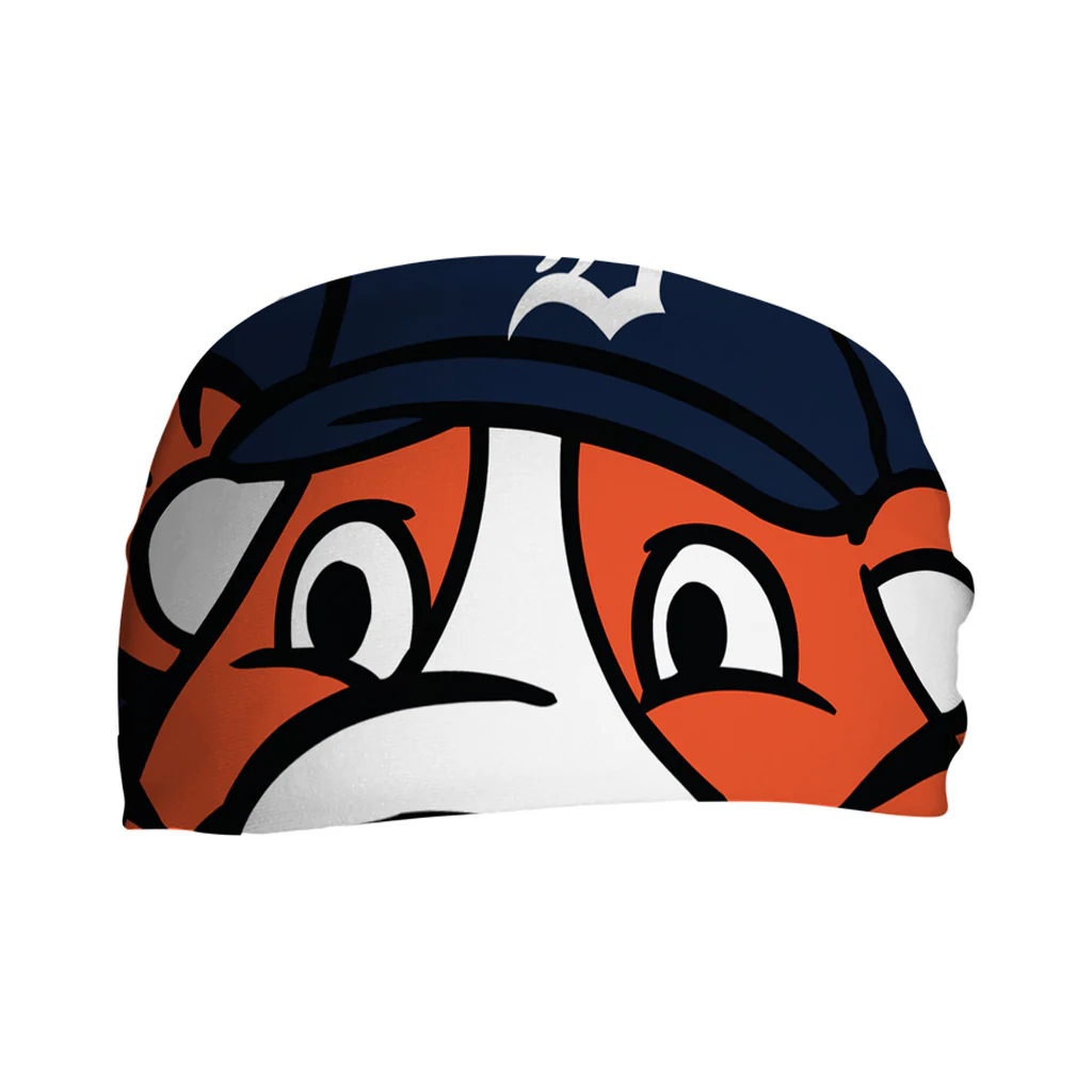MLB Detroit Tigers Vertical Athletics Mascot Stare Headband - Navy - Image 3