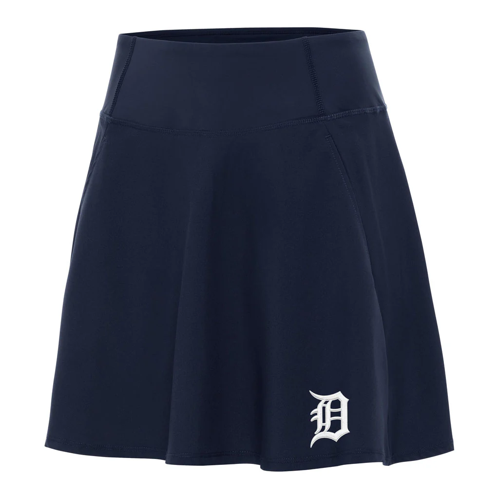MLB Detroit Tigers Women's Antigua Chip Skort - Navy