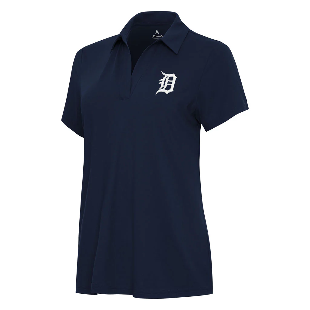 MLB Detroit Tigers Women's Antigua Era Polo - Navy