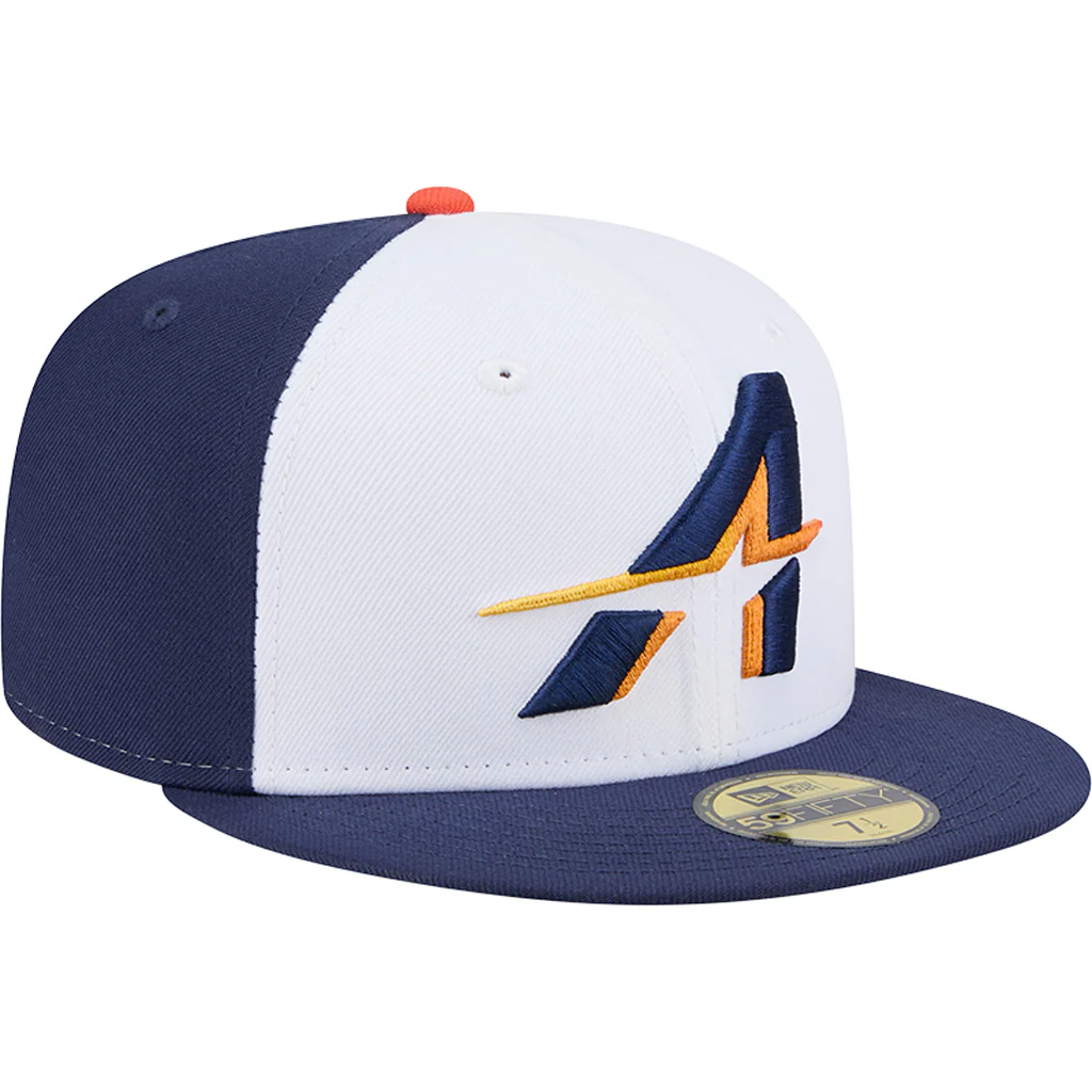 MLB Houston Astros New Era 2025 City Connect Authentic Collection 59FIFTY Fitted Hat - White - Image 2