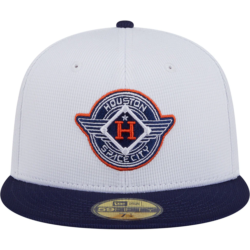 MLB Houston Astros New Era 2025 City Connect Batting Practice 59FIFTY Fitted Hat - White - Image 3