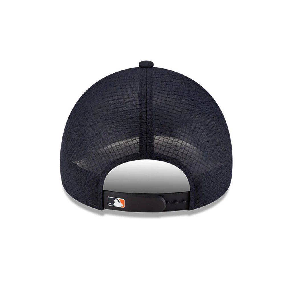 MLB Houston Astros New Era Batting Practice Apex 9FORTY Snapback Hat - Navy - Image 3