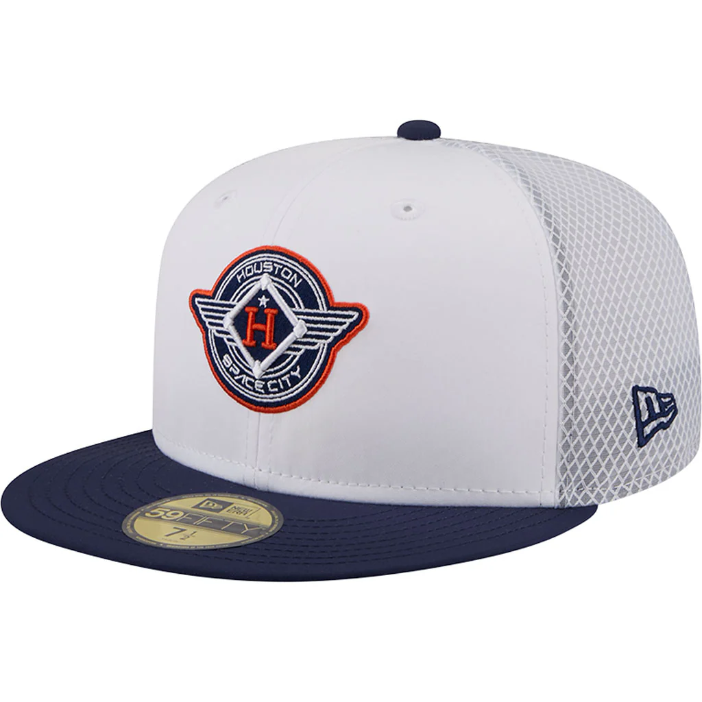 MLB Houston Astros New Era City Connect Batting Practice 59FIFTY Fitted Hat - White