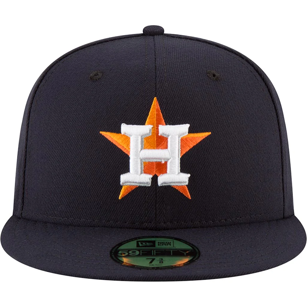 MLB Houston Astros New Era Authentic Collection Home On-Field 59FIFTY Fitted Hat - Navy - Image 3