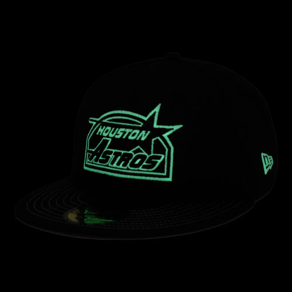 MLB Houston Astros New Era Jolly Roger 59FIFTY Fitted Hat - Black - Image 3